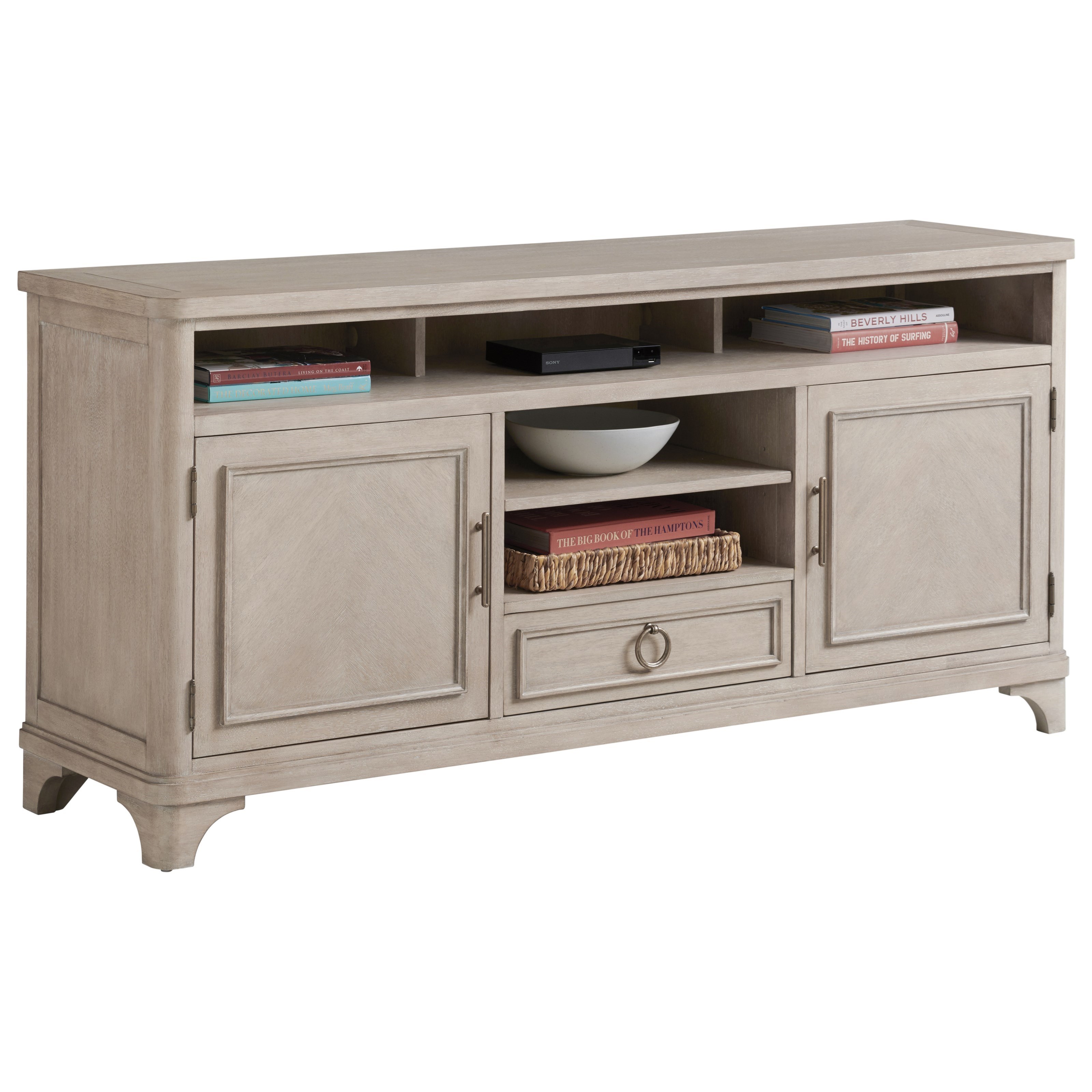 Barclay Butera Malibu 759784537 Rocky Oaks 72 Inch Media Console